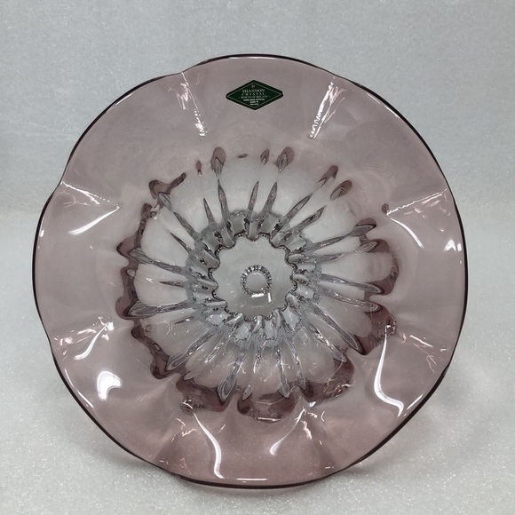 Shannon Crystal Centerpiece Bowl Designs Of Ireland Hand Made Crystal - Picture 1 of 12